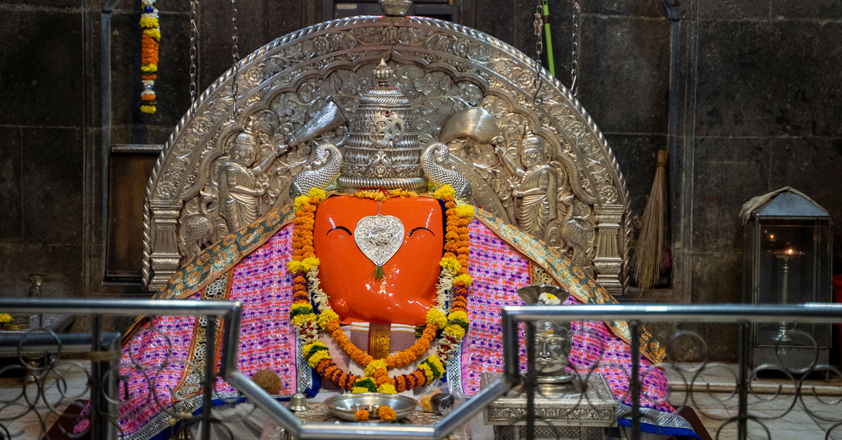 Image of ballaleshwar pali ganpati Located in the Sudhagad taluka of Raigad district