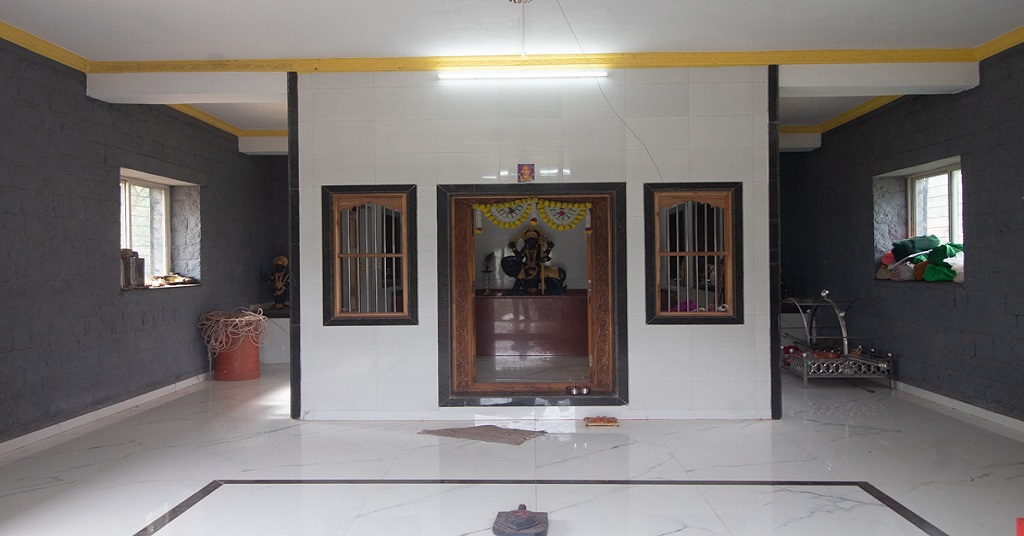 Image of Kalubai mandir located at Sangavi Budruk bhor taluka