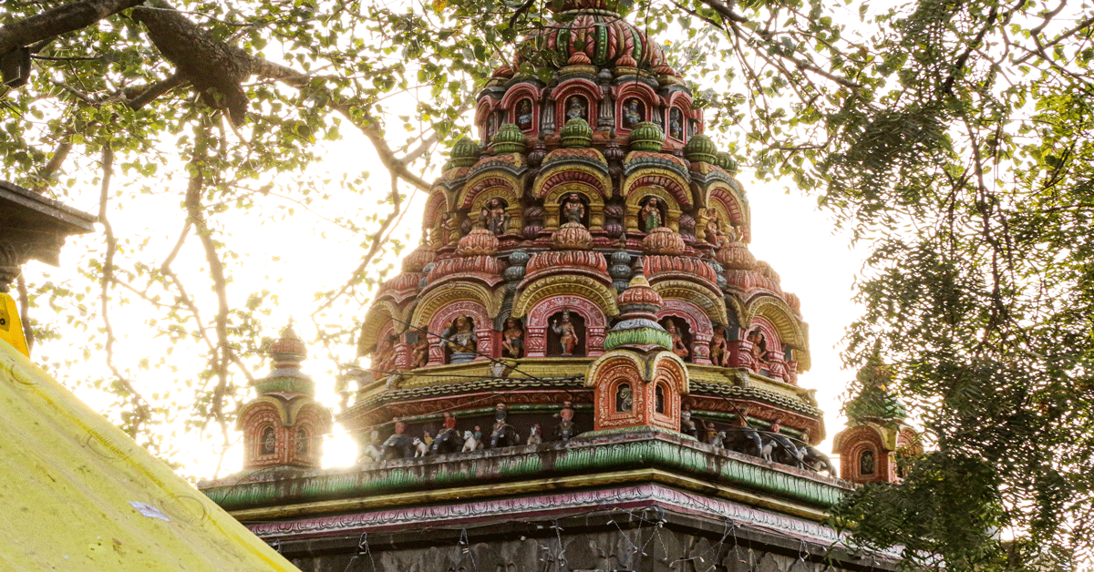 1,000-year-old Thanjavur Brihadeeshwara Temple- view at sunset.