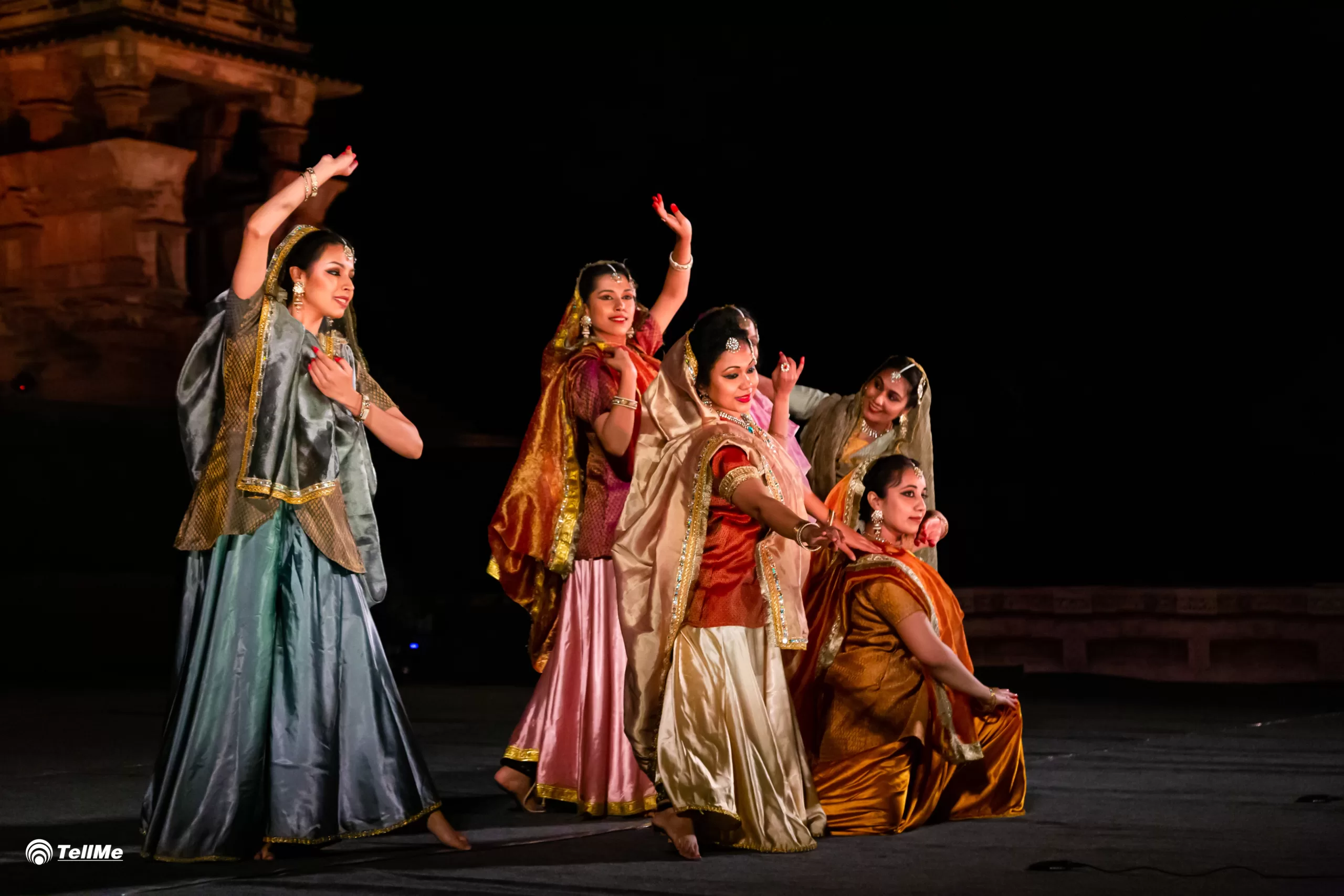 Late Pt.Biraju maharaj-disciples, kalashram, New Delhi- Kathak group_Khajuraho_Madhya Pradesh