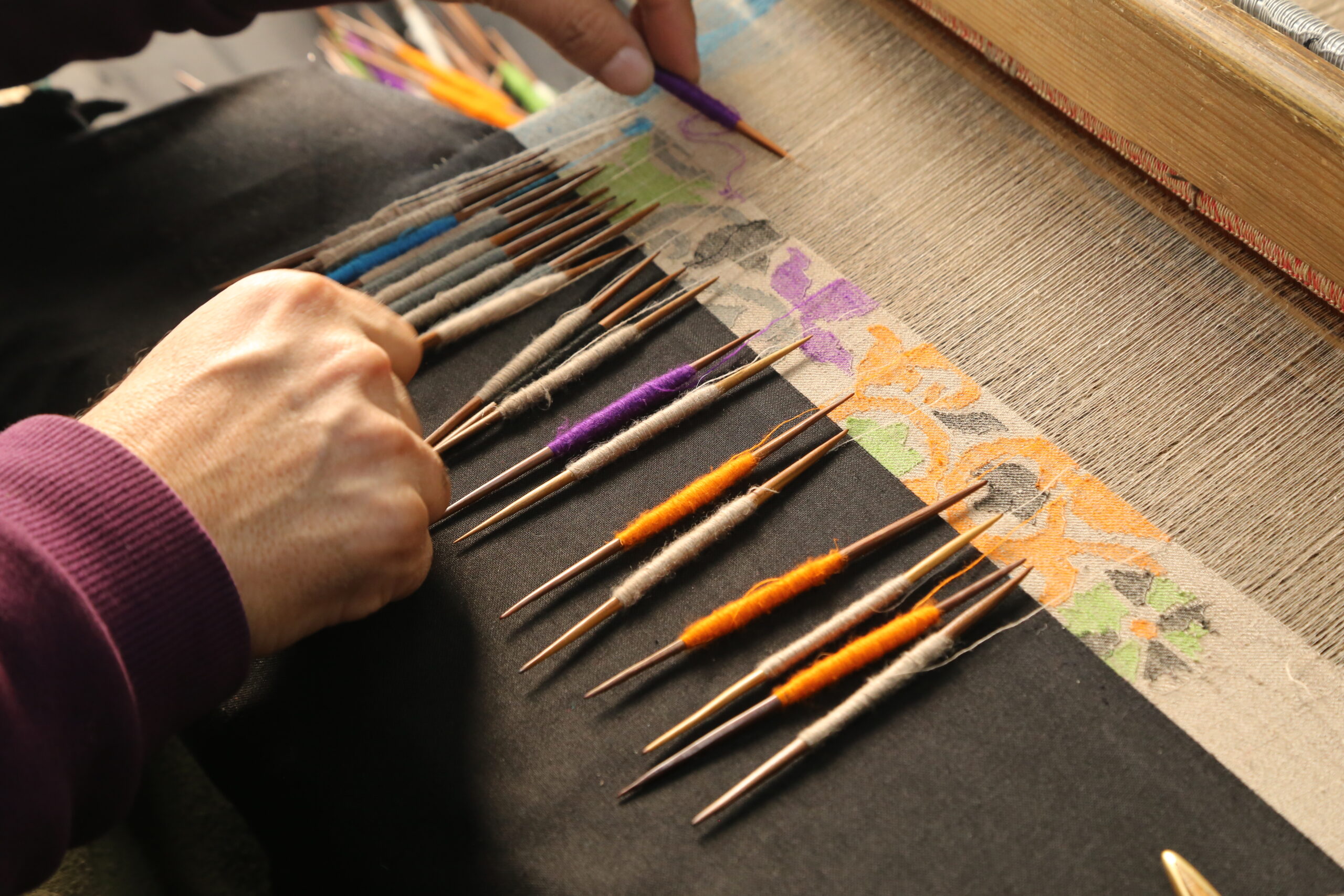 Kashmiri Shawl preparation